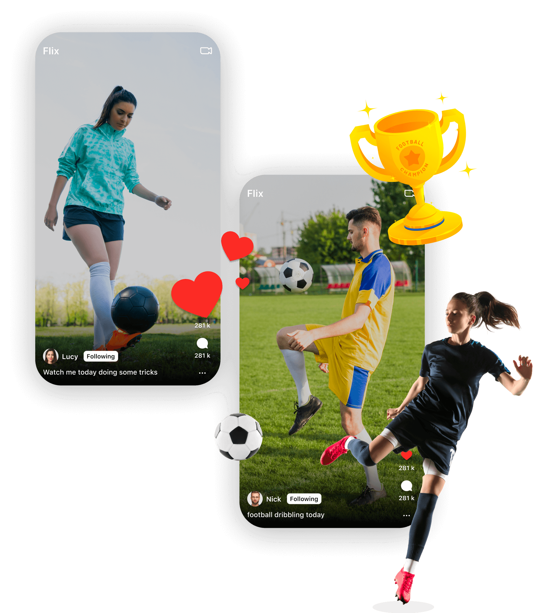 Football player profiles and videos available to scouts on Spotmytalent